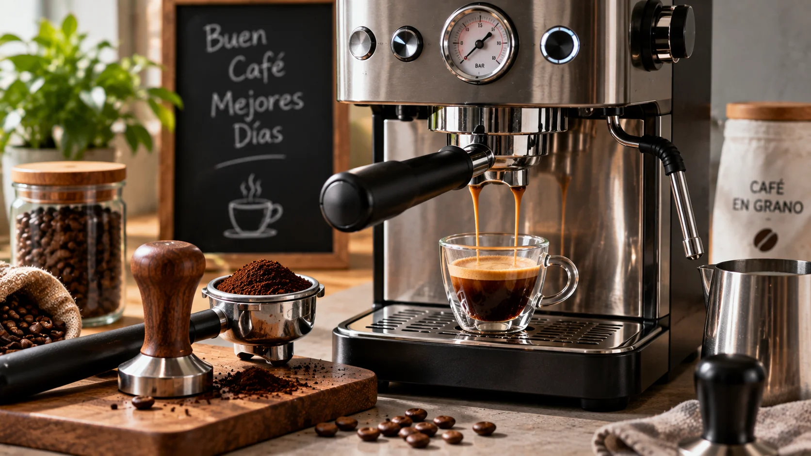 Cómo usar una cafetera espresso