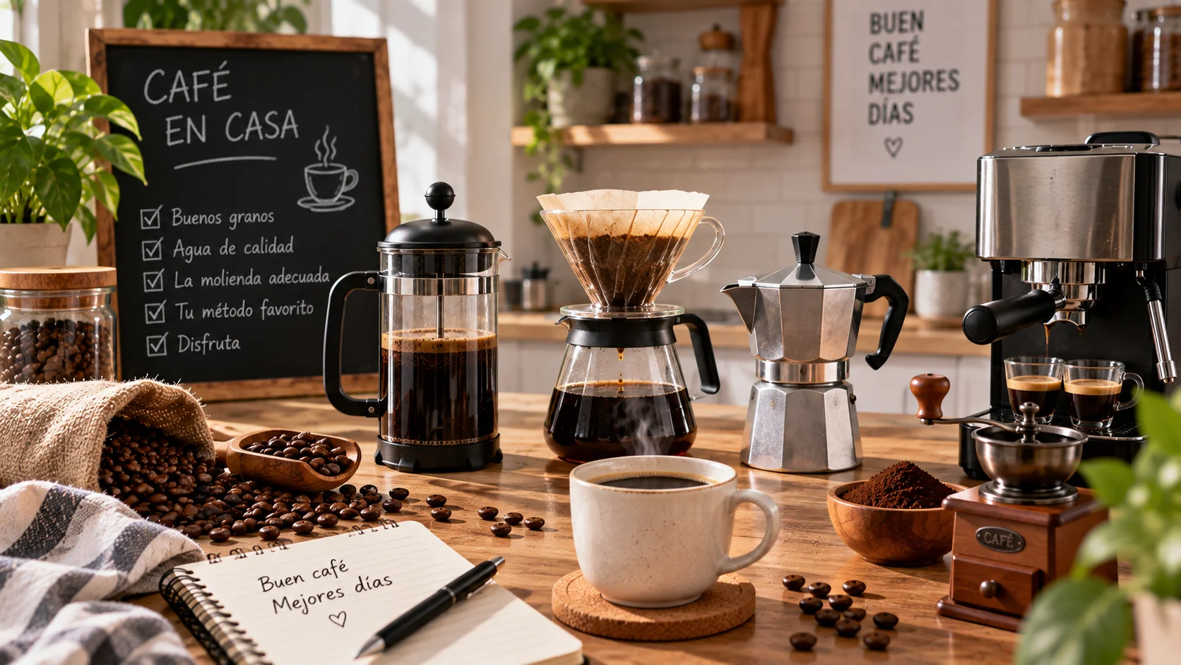 Cómo hacer café en casa: guía general