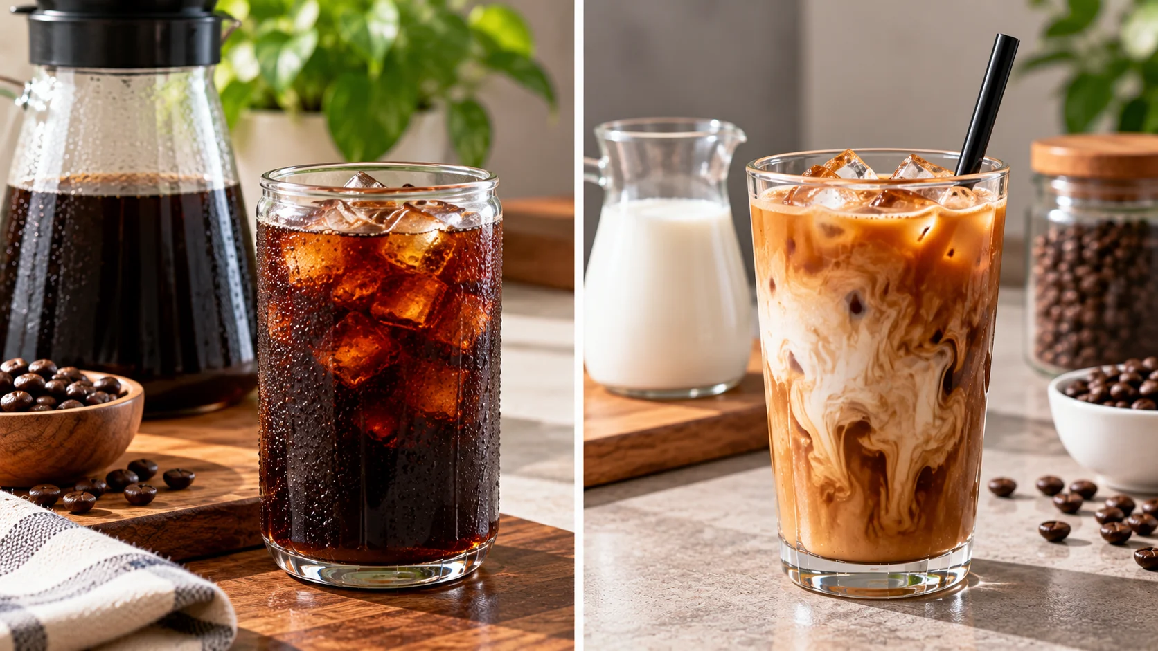 Cold brew vs café helado