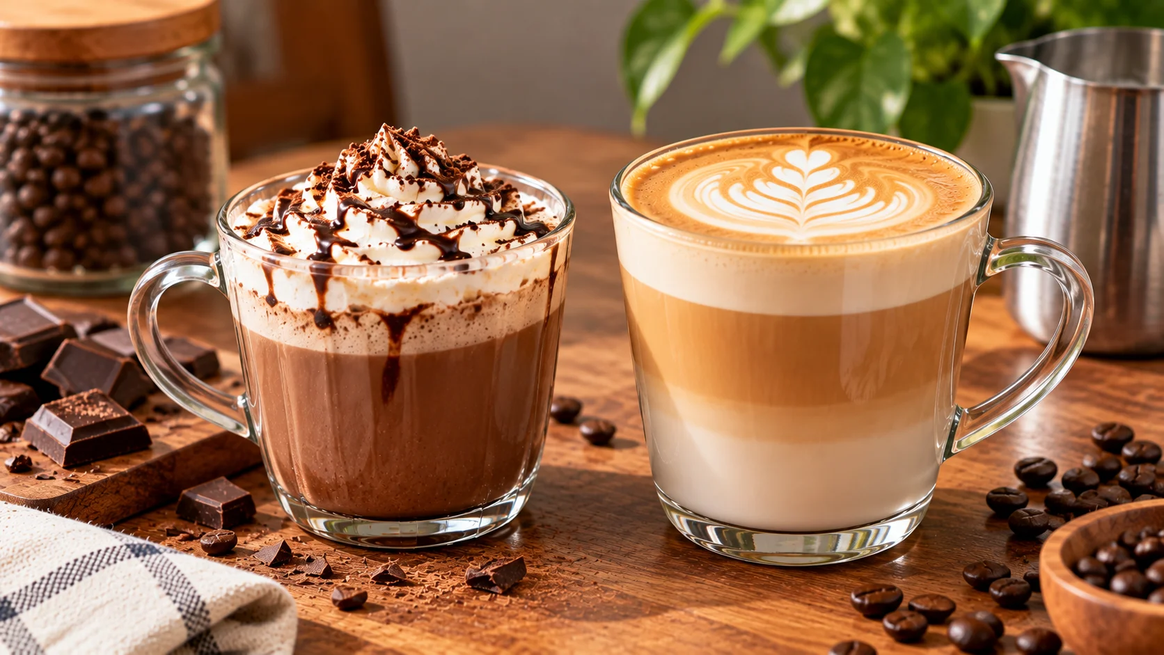 Mocha vs latte