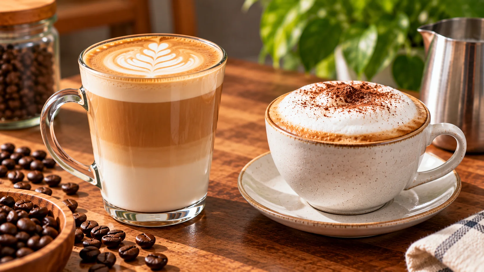 Latte vs cappuccino