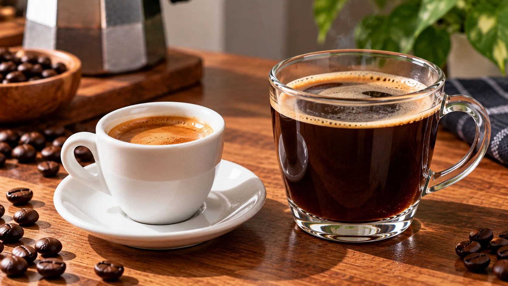 Espresso vs americano